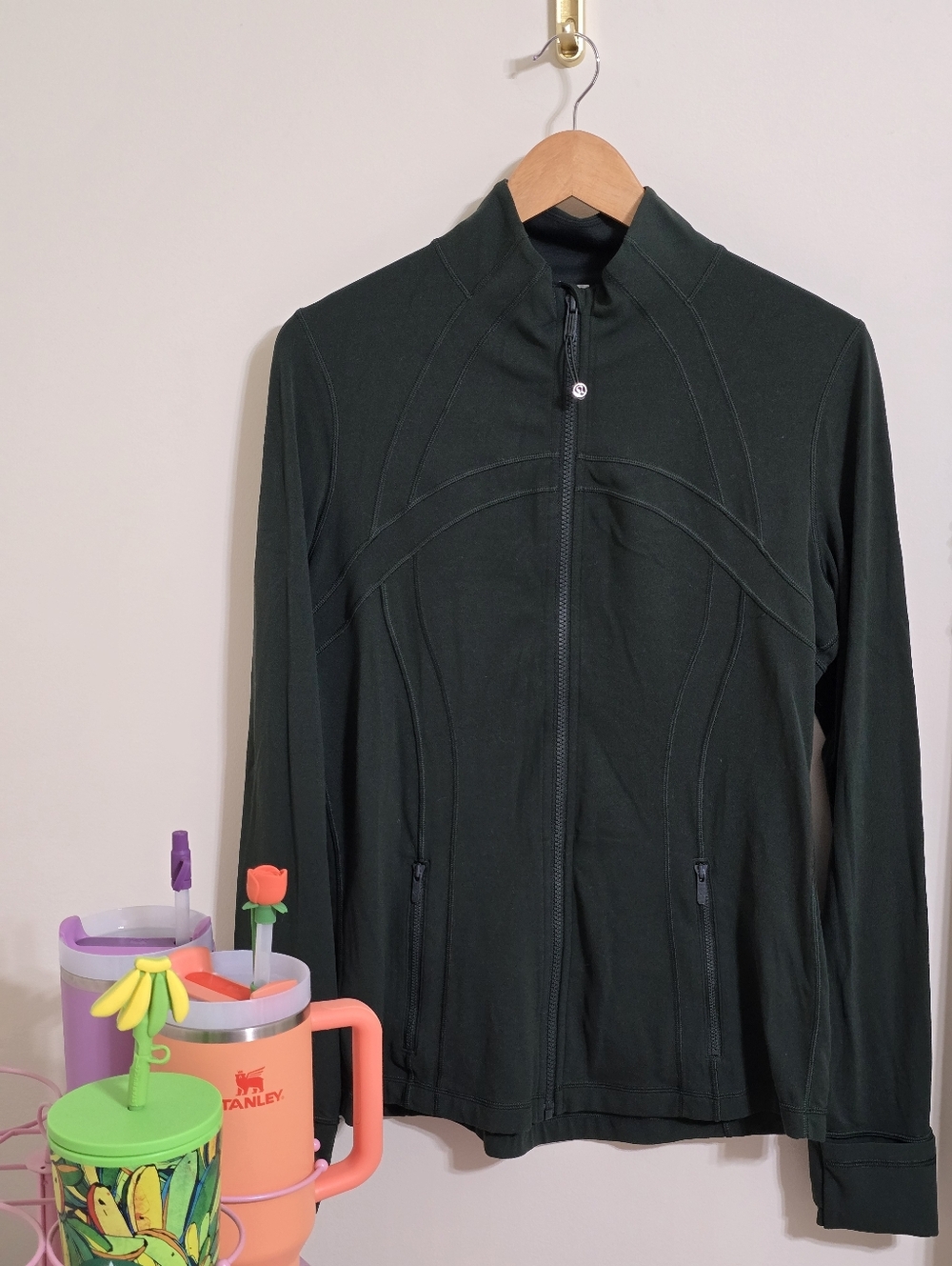 Lululemon Define Jacket *Nulu in Rainforest Green 🦜 Size 12
